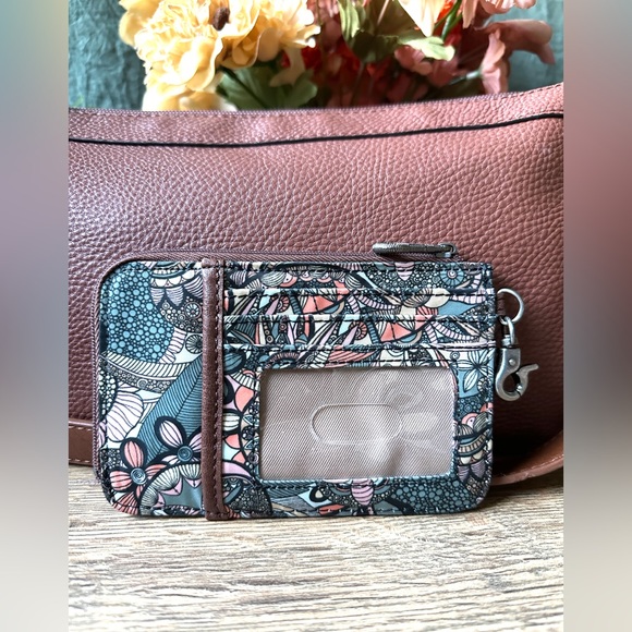 Steve Madden Crossbody Hobo Bag Purse w/Sakroots Wallet - Earth Tone Bag - Picture 11 of 12